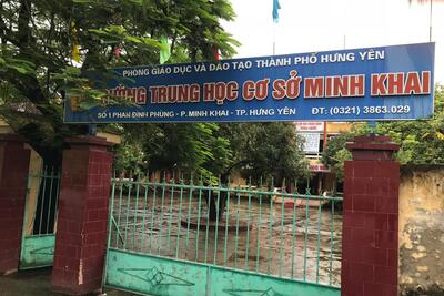 Trường Thcs Minh Khai một số hình ảnh lễ khai giảng năm học mới 2018-2019